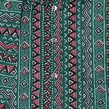 Short Kurta - Green Christmas Ribbon Print [036]