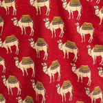 Short Kurta - Cotton Camel Red [045]