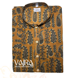 * { New } Short Kurta - Cotton Rustic Paisley Vine [102]