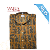 * { New } Short Kurta - Cotton Rustic Paisley Vine [102]