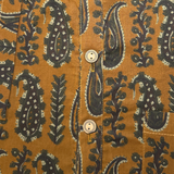 * { New } Short Kurta - Cotton Rustic Paisley Vine [102]