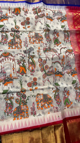 Ganga Jamuna Silk Cotton-KALAMKARI