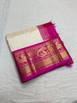 Kanchipuram Silk Cotton-Whites