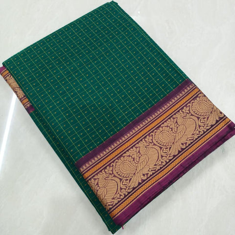 KANCHI COTTON- LAKSHADEEPAM (THREAD BORDER)