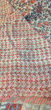 Jaipur Cotton-Coral Grey Floral Elegance