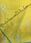 Graceful Green Blossom Saree