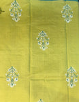 Graceful Green Blossom Saree