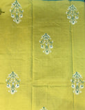 Graceful Green Blossom Saree