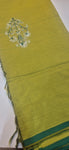 Graceful Green Blossom Saree