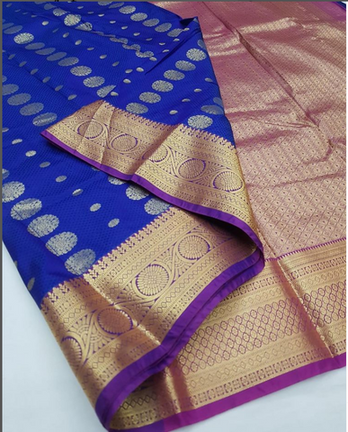 Kanchipuram Blended Silk Saree