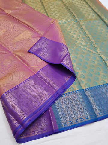 Kanchipuram Tissue Blended Silk Saree