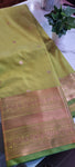 Kanchipuram Blended Silk Saree-Copper Zari