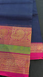 Kanchi cotton saree with Zari border