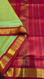 Kanchipuram Silk Cotton-Korvai (Double Tone)