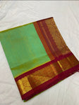 Kanchipuram Silk Cotton-Korvai (Double Tone)