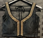 Designer Sleeveless Blouse- BLACK