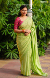 Cotton Crepe Jacquard saree- Preorder