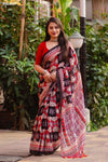 Jute linen Saree-Preorder