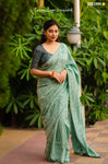 Cotton Crepe Jacquard saree- Preorder